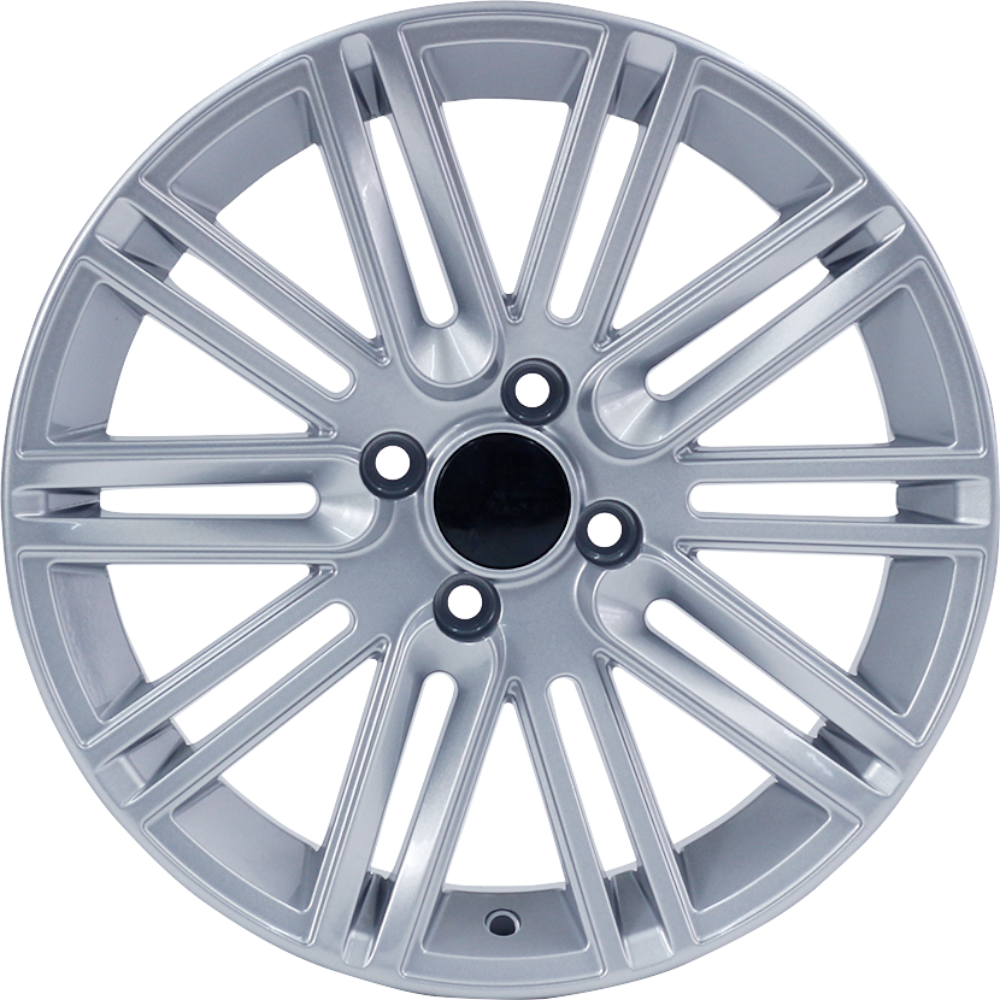 6.5X15" PCD4X100 AGT Wheels 15A01 ET35 Full Silver 67.1 mm