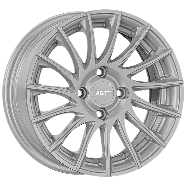 6.5X15" PCD4X100 FD Wheels 503 ET35 Full Silver 67.1 mm
