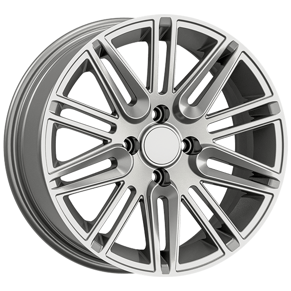 6.5X15" PCD4X108 AGT Wheels 15A01 ET73.1 Full Silver 73.1 mm