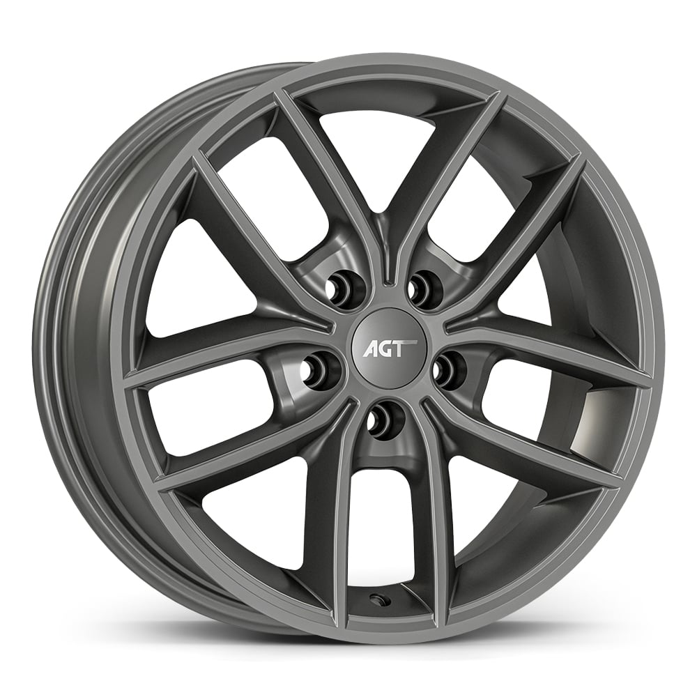 6.5X16" PCD 4X100 AGT Wheels 16255 ET38 Matt Titan 67.10 mm