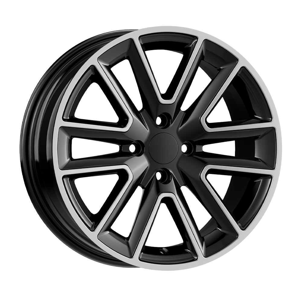 6.5X16" PCD 4X100 AGT Wheels 16274 ET37 60.10 mm Gloss Black Diamond