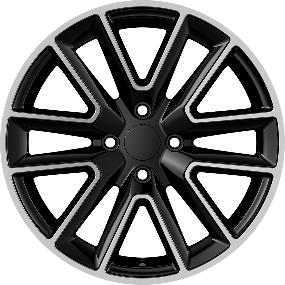 6.5X16" PCD 4X100 AGT Wheels 16274 ET37 66.10 mm Gloss Black Diamond
