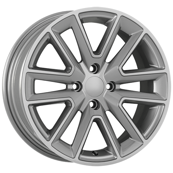 6.5X16" PCD 4X100 AGT Wheels 16274 ET37 67.10 mm Full Silver