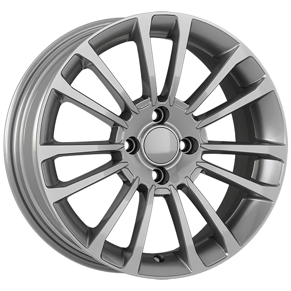 6.5X16" PCD 4X100 AGT Wheels 16279 ET37 73.10 mm Full Silver