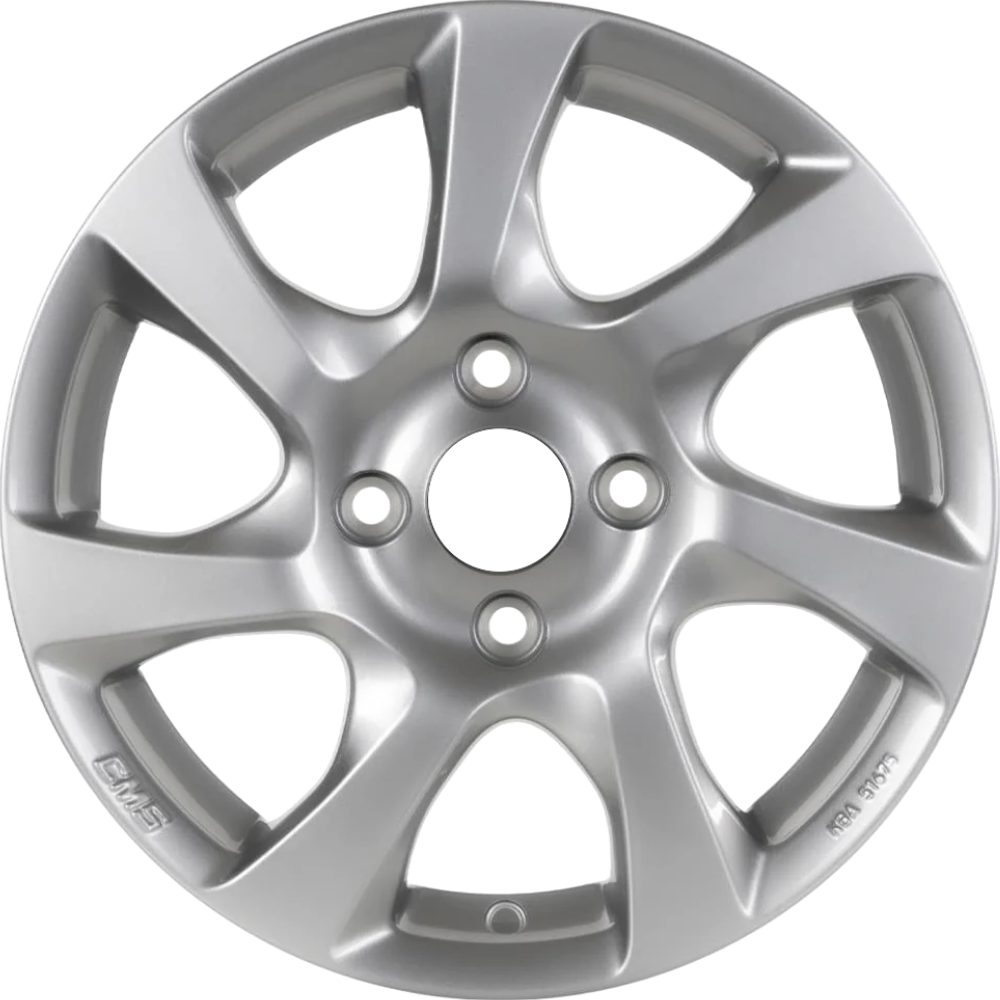 6.5X16" PCD 4X108 CMS CMS-1060-14 ET5 SILVER 63.4 mm