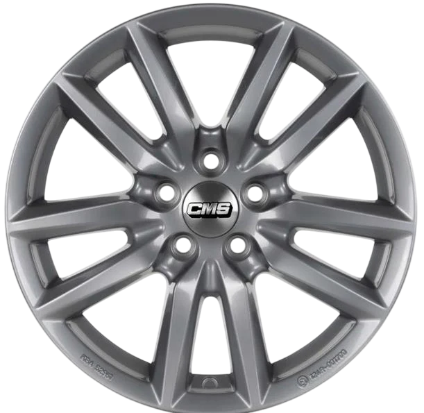 6.5X16" PCD 5X108 CMS 1275 ET50 63.40 mm Racing Silver