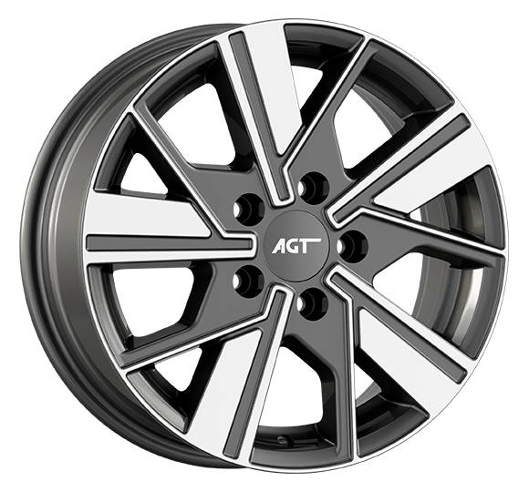 6.5X16" PCD 5X112 AGT Wheels 16249 ET38 MGD 66.6 mm