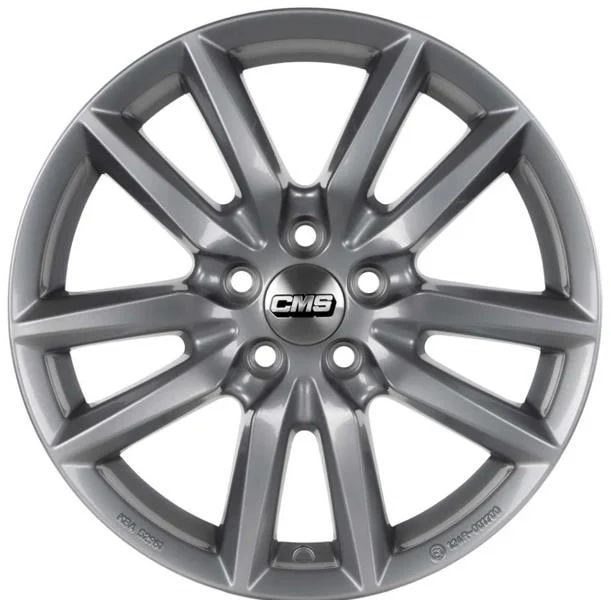 6.5X16" PCD 5X112 CMS 1275 ET46 57.10 mm Racing Silver