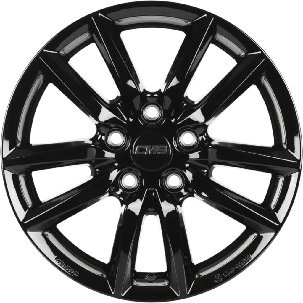 6.5X16" PCD 5X112 CMS 1275 ET48 57.10 mm Complete Black