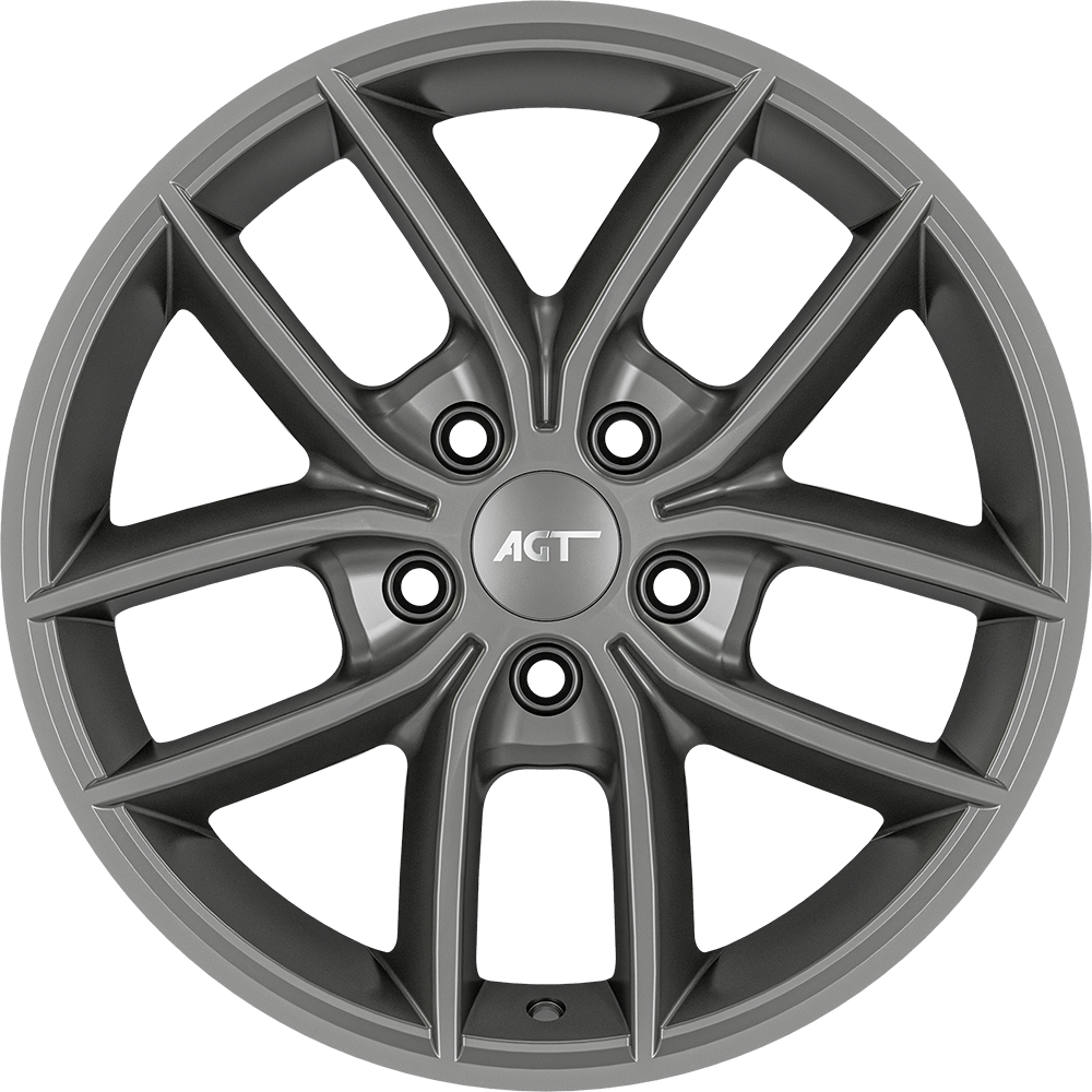 6.5X16" PCD 5X114 AGT Wheels 16255 ET38 Matt Titan 67.10 mm