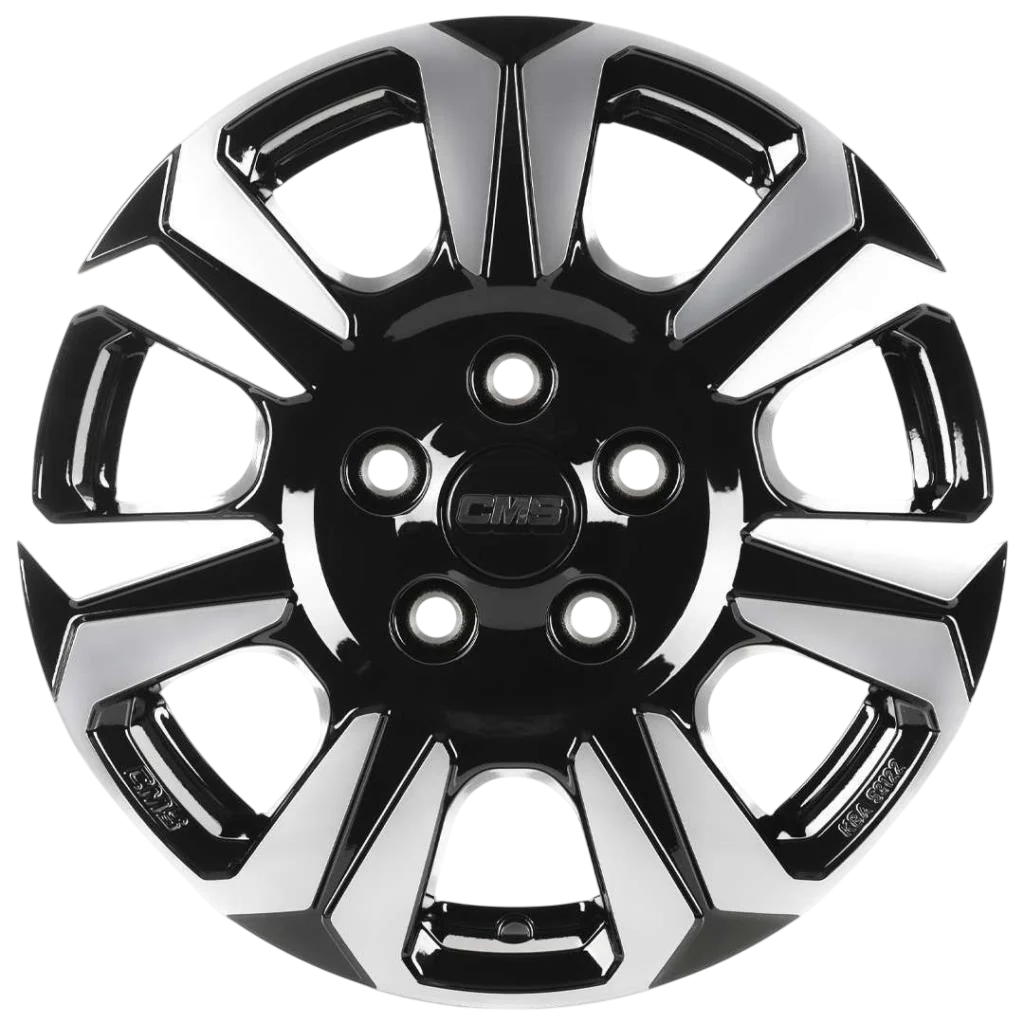 6.5X16" PCD 5X118 CMS 1239 ET60 71.10 mm Diamond Black Gloss