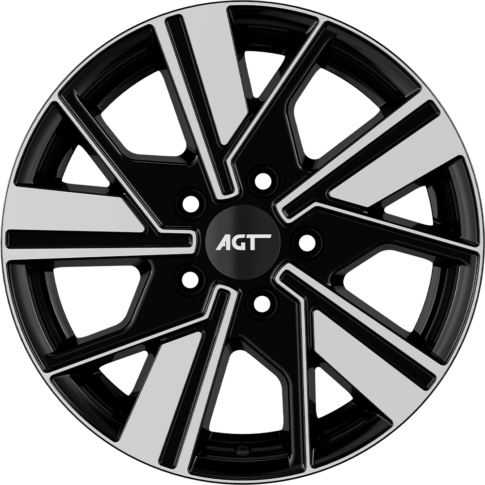 6.5X16" PCD 5X120 AGT Wheels 16249 ET38 MBD 65.1 mm