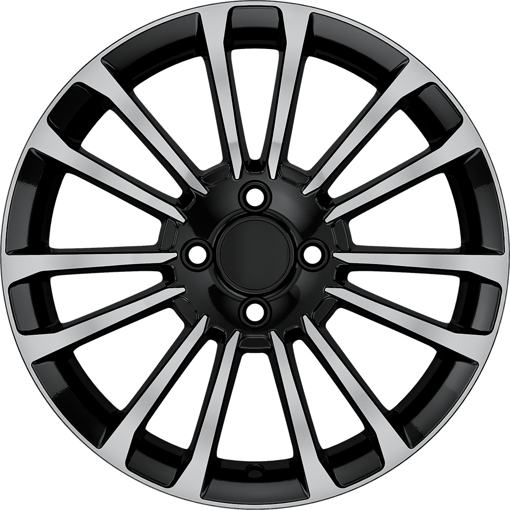 6.5X16" PCD 5X98 AGT Wheels 16279 ET39 58.10 mm Black Diamond
