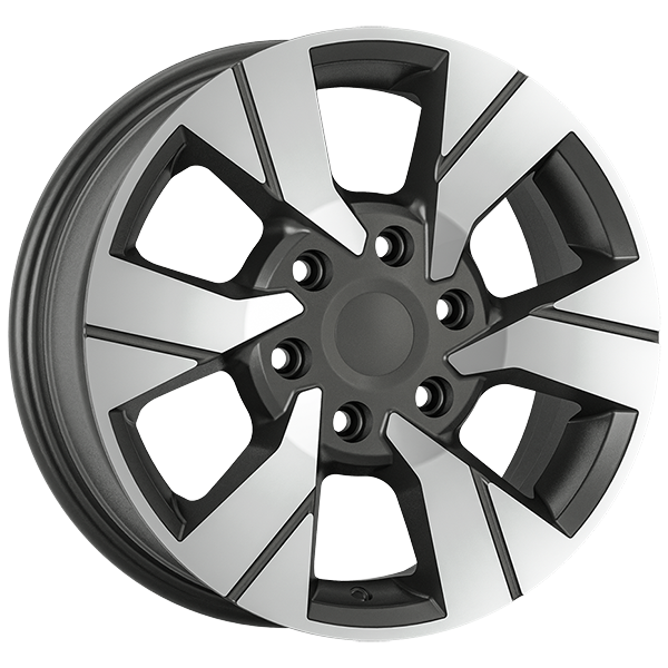 6.5X16" PCD 6X120 AGT Wheels 16282 ET50 74.50 mm Matt Titan Diamond