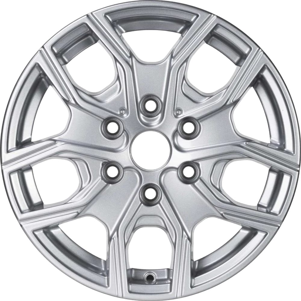 6.5X16" PCD 6X130 EMR Wheels EMR-E314-01 ET50 CRYSTAL SILVER 84.1 mm
