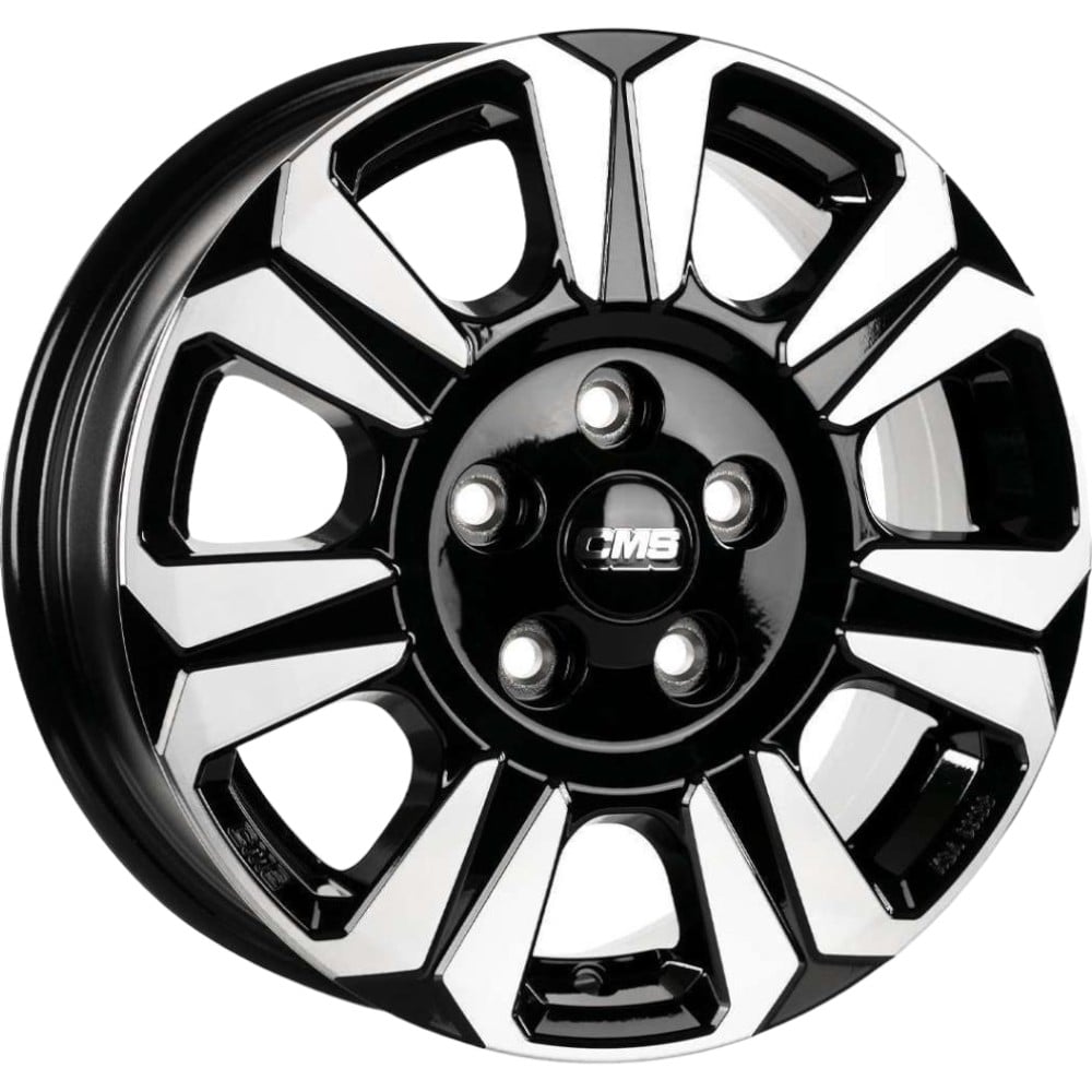 6.5X17" PCD 5X130 CMS CMS-1469-03 ET60 Diamond Black Gloss 89.1 mm
