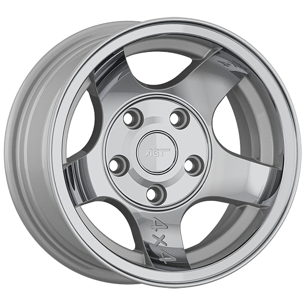7.0X14" PCD 5X114 AGT Wheels 14035 83.10 mm Silver Diamond