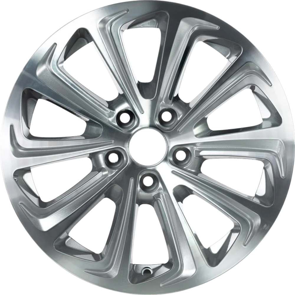 7.0X16" PCD 4X108 EMR Wheels EMR-G690-90 ET35 Silver Diamond  63.4 mm