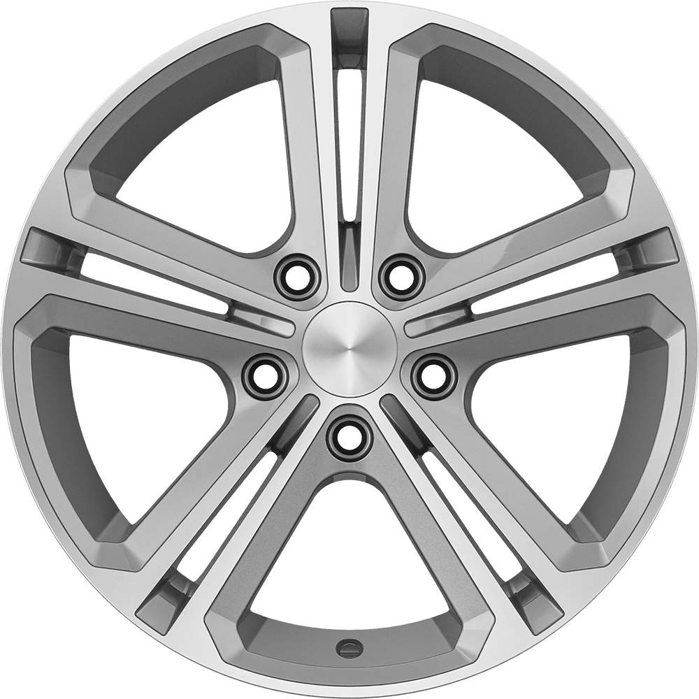 7.0X16" PCD 5X100 AGT Wheels 16291 ET40 73.10 mm Silver Diamond