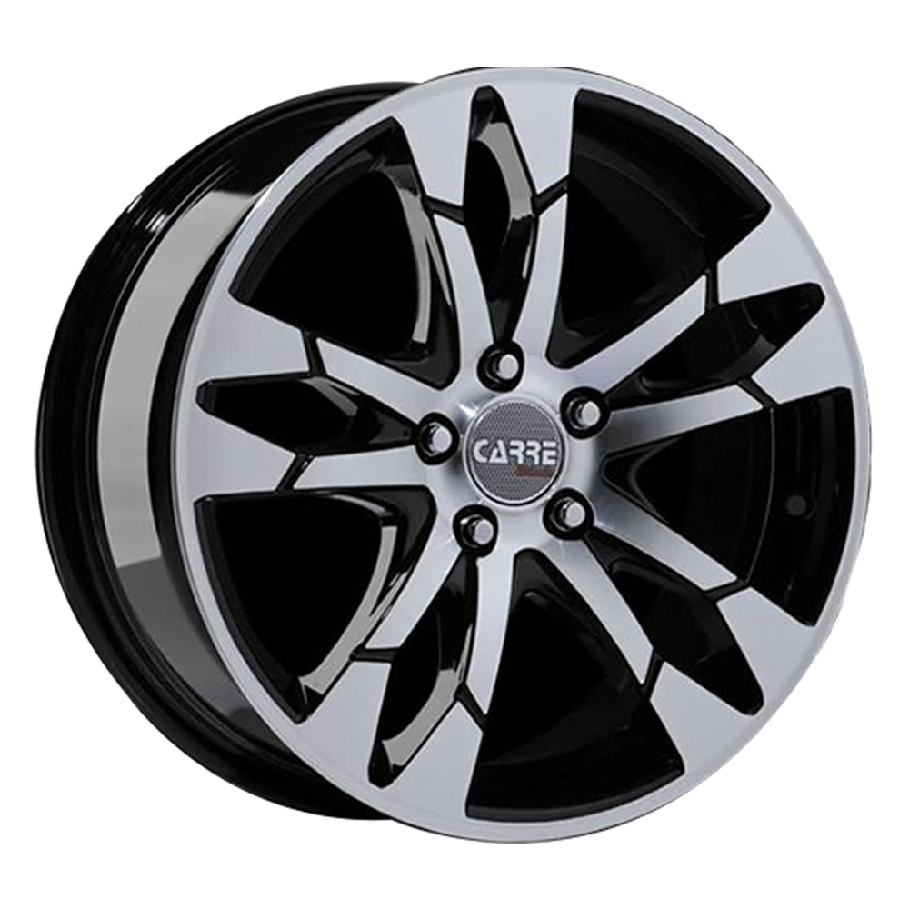 7.0X16" PCD 5X112 Techline TECHLINE-CRS-612 BLACK DIAMOND ET35 66.6 mm