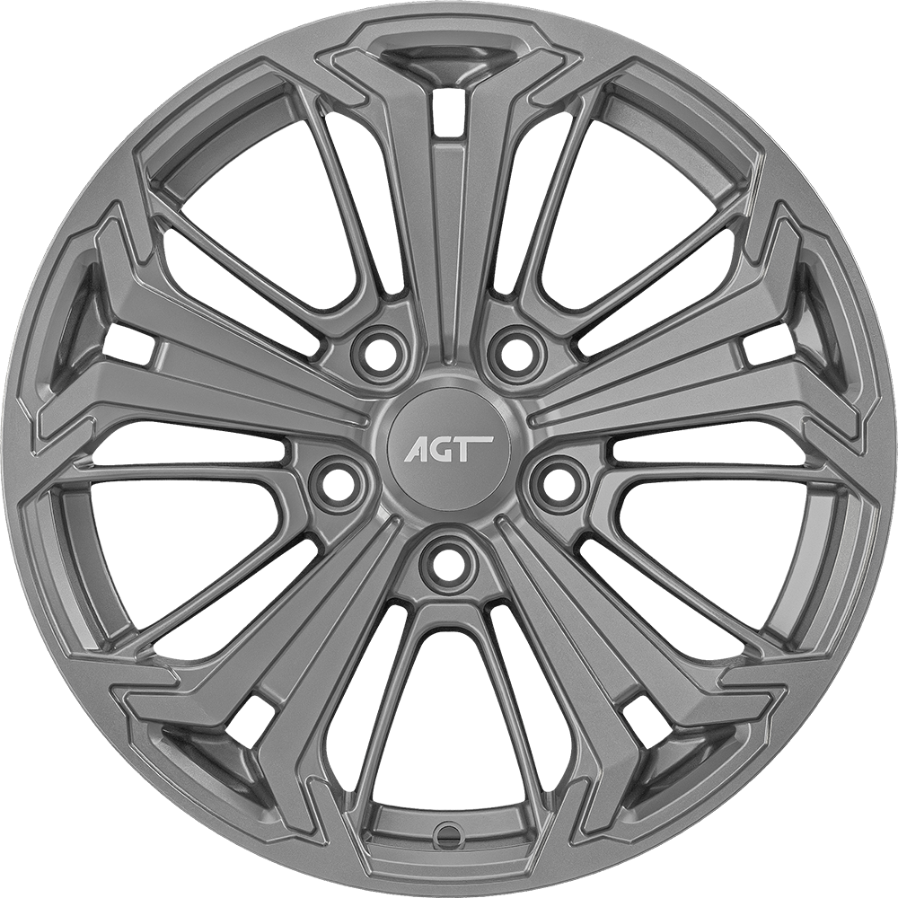7.0X16" PCD 5x114 AGT Wheels 16267 ET40 67.10 mm Full Silver