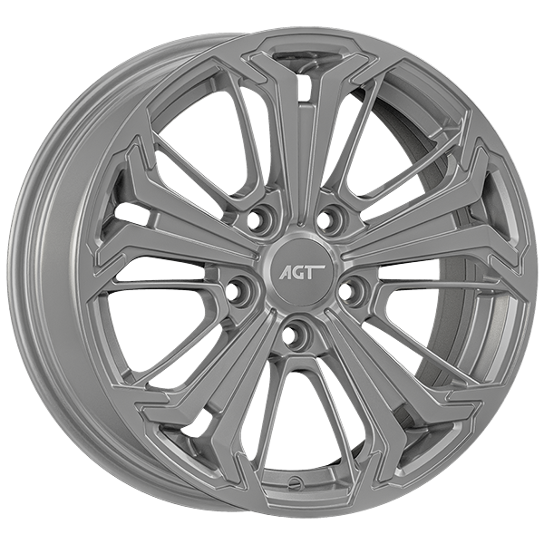 7.0X16" PCD 5x114 AGT Wheels 16267 ET40 67.10 mm Full Silver