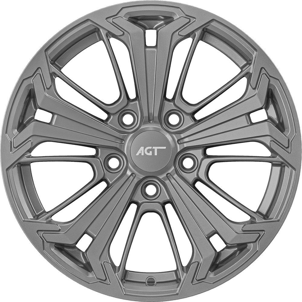 7.0X16" PCD 5X114 AGT Wheels 16267 ET40 67.10 mm Silver Diamond
