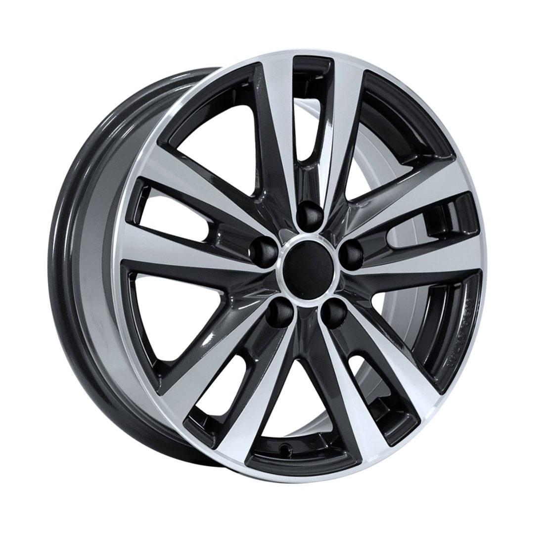 7.0X16" PCD 5X120 AGT Wheels 639-3 ET35 65.10 mm Black Diamond
