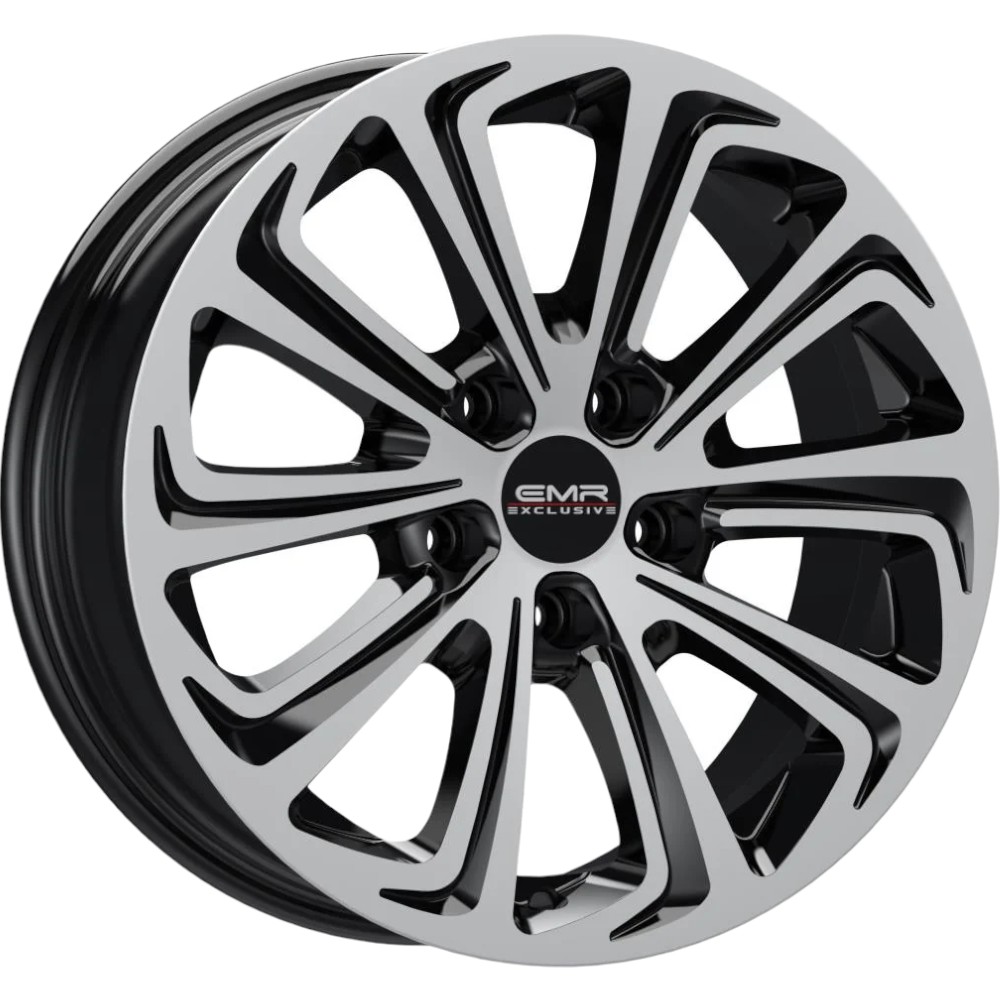 7.0X16" PCD 5X98 EMR Wheels EMR-G690-92 ET35 BLACK DIAMOND 58.1 mm