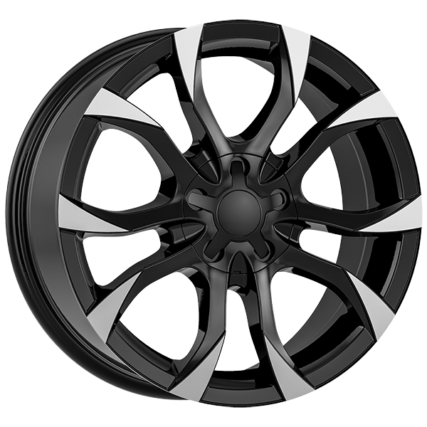 7.0X16" PCD AGT Wheels 16002 ET35 72.60 mm Gloss Black Diamond