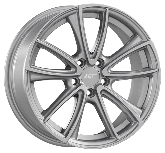 7.0X16" PCD5X105 AGT Wheels 16074 ET25 Full Silver 56.6 mm