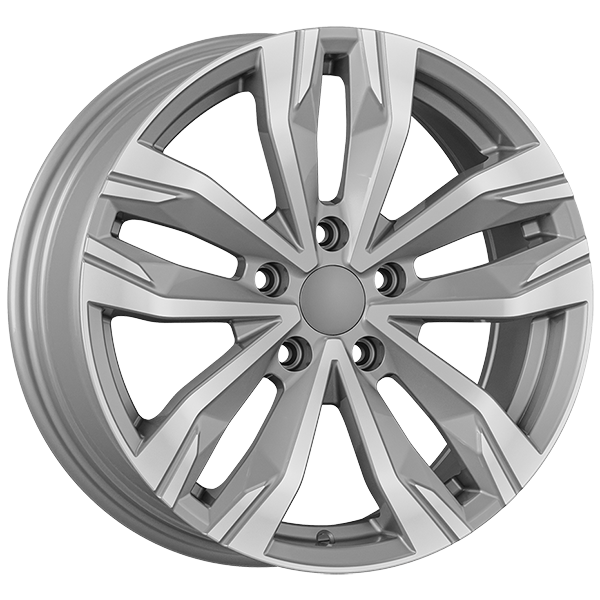 7.0X17" PCD 4X100 AGT Wheels 17276 ET37 67.10 mm  Silver Diamond