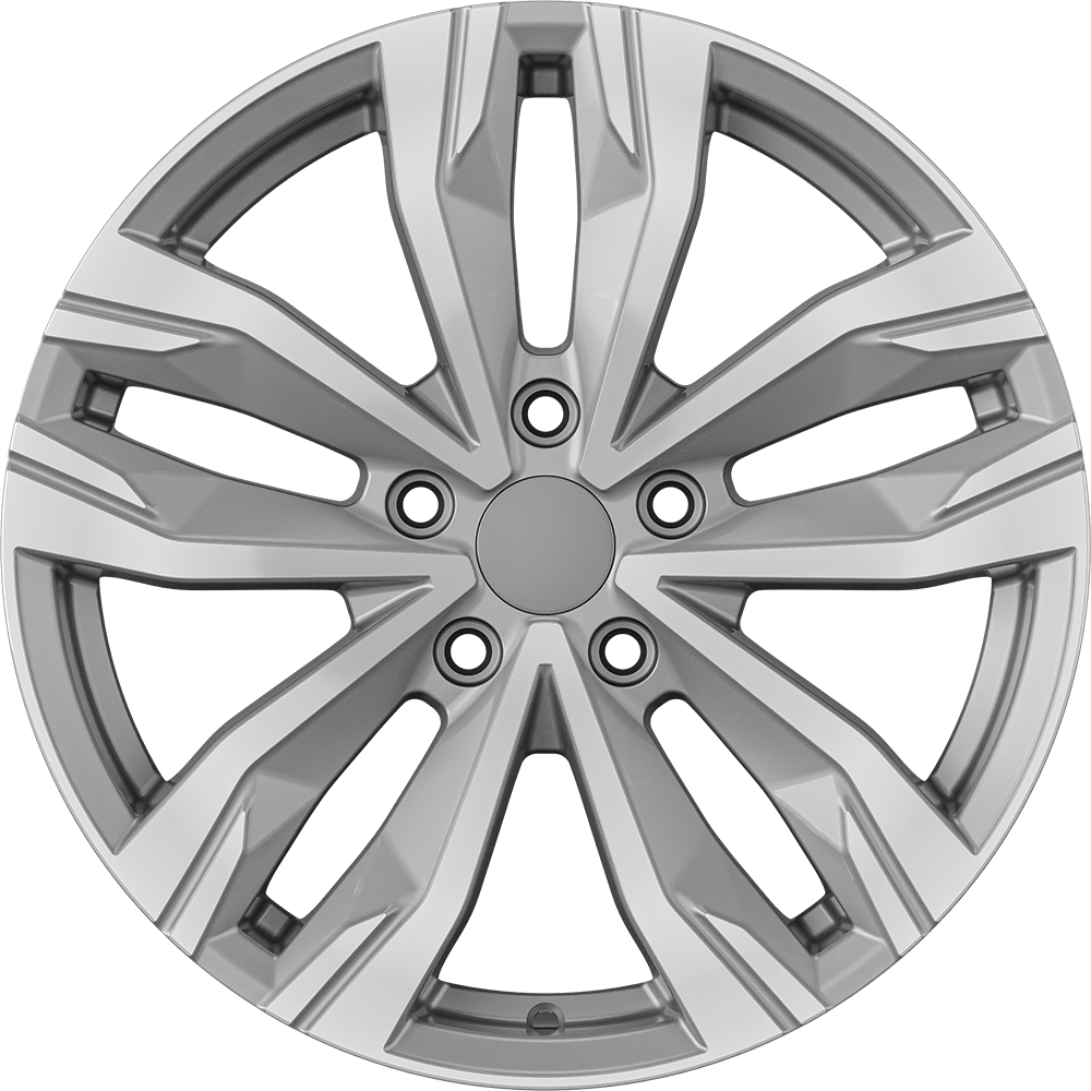 7.0X17" PCD 4X100 AGT Wheels 17276 ET37 67.10 mm  Silver Diamond