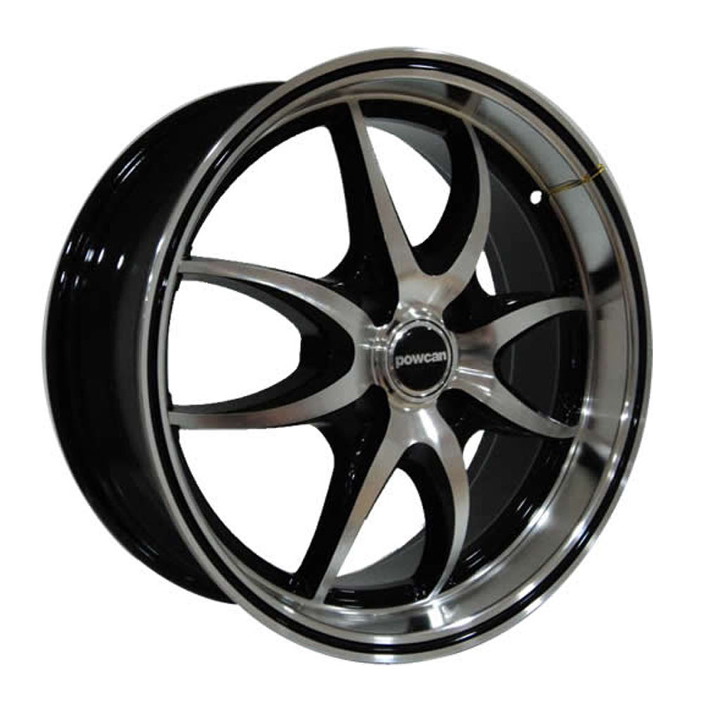 7.0X17" PCD 4X100 BK BK-176 BLACK DIAMOND ET35 73.1 mm