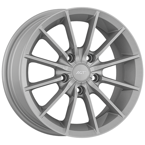 7.0X17" PCD 5X100 AGT Wheels 01804 57.10 mm Silver