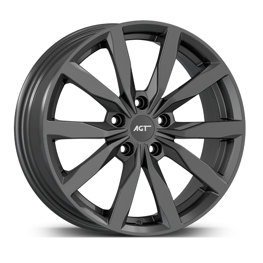 7.0X17" PCD 5X100 AGT Wheels 17261 ET40 57.10 mm Titan