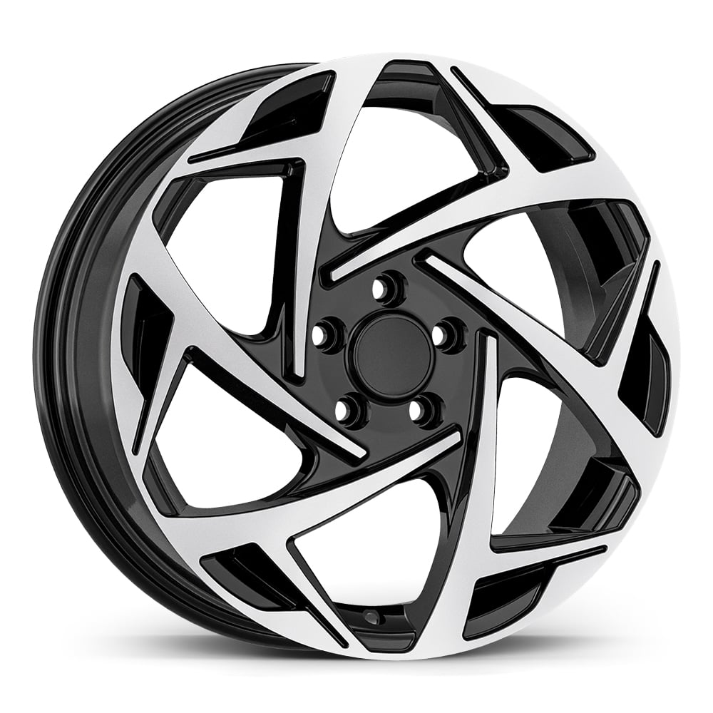 7.0X17" PCD 5X105 AGT Wheels 17290 ET40 56.60 mm Gloss Black Diamond