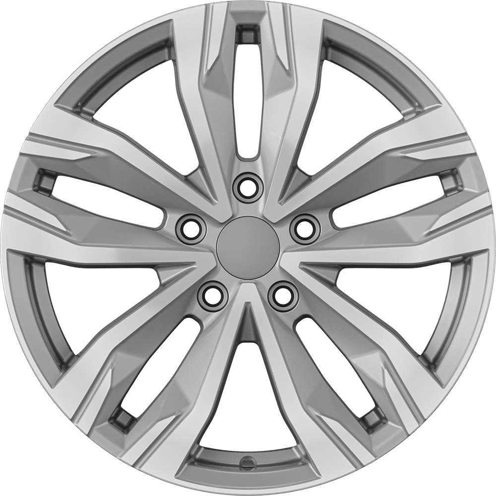 7.0X17" PCD 5X114 AGT Wheels 17276 ET40 66.10 mm Silver Diamond