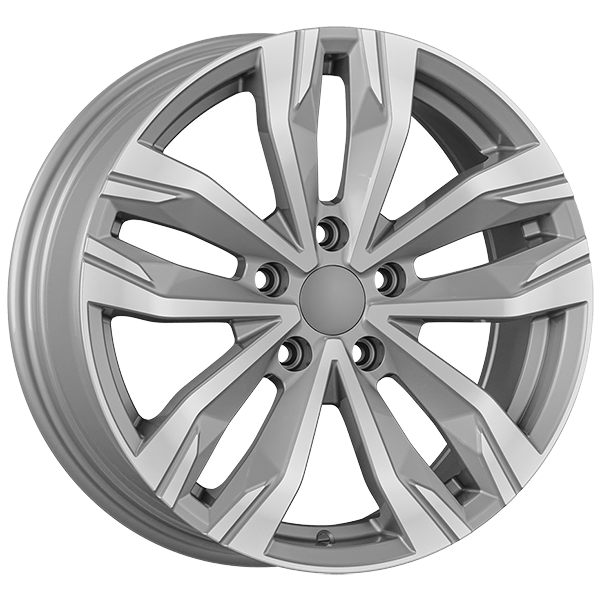 7.0X17" PCD 5X114 AGT Wheels 17276 ET42 66.10 mm Silver Diamond