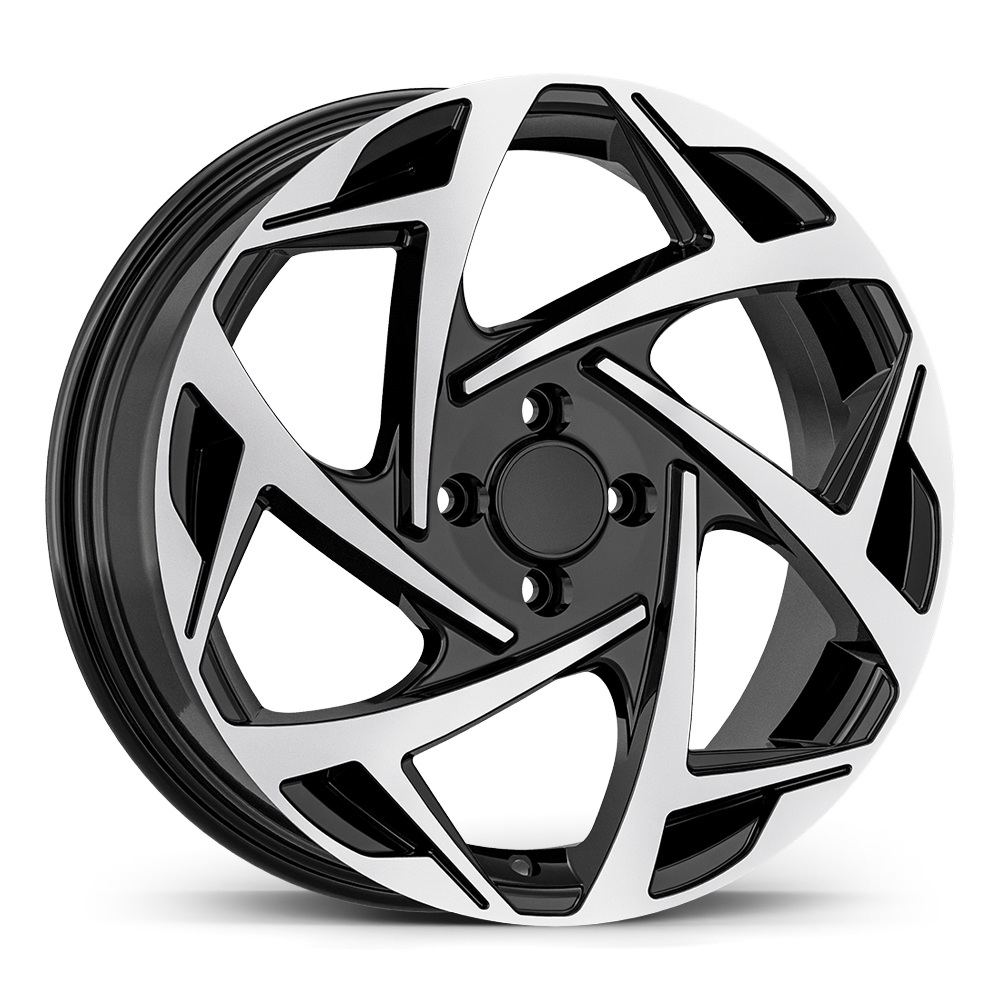 7.0X17" PCD 5X115 AGT Wheels 17290 ET45 70.20 mm Gloss Black Diamond