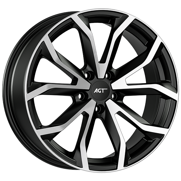 7.0X17" PCD5X110 FD Wheels 734-2 ET38 Matt Black Diamond 65.1 mm