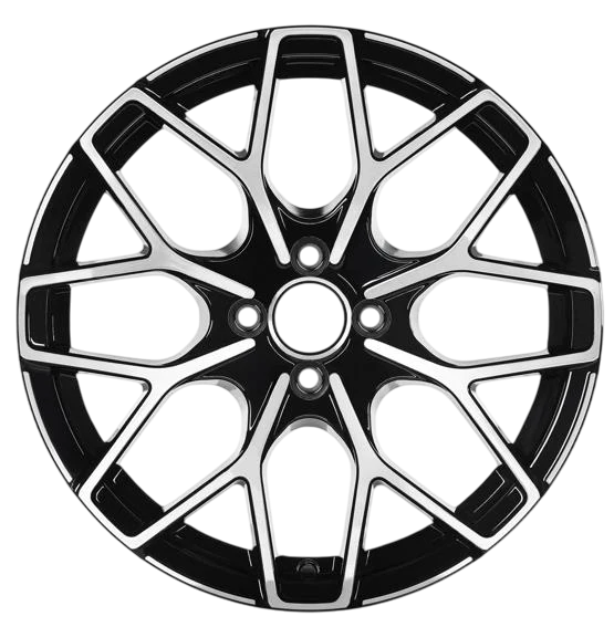 7.5X17" PCD 4X100 Sonic 2S1038 ET35 73.10 mm Deep Black Diamond