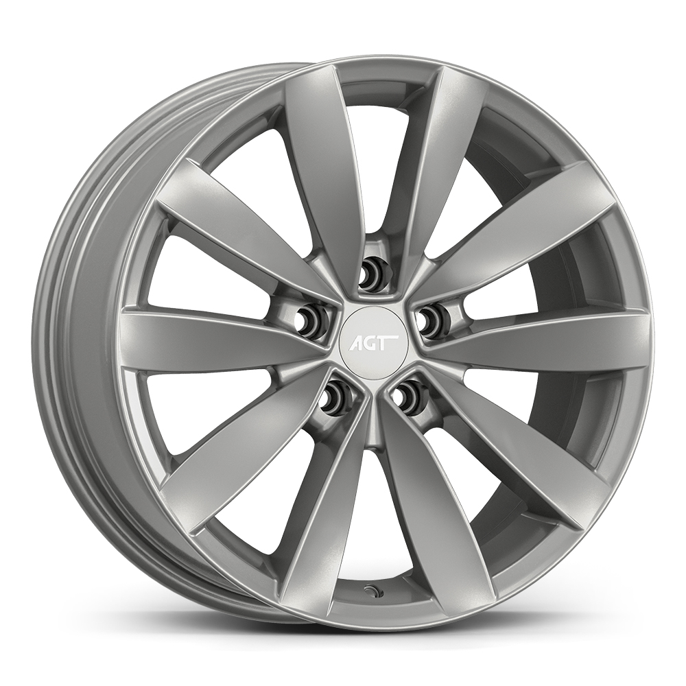7.5X17" PCD 5X108 AGT Wheels 17271 ET35 67.10 mm Full Silver