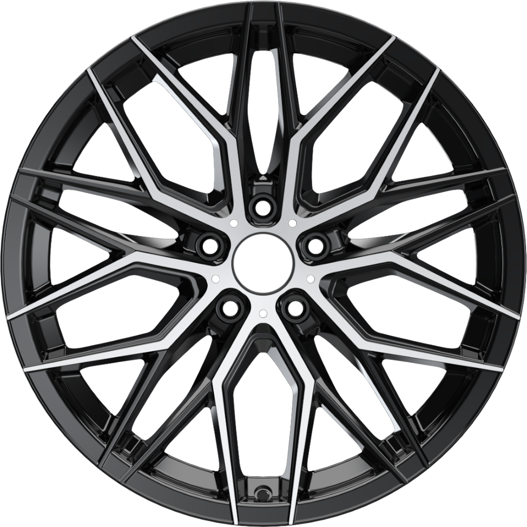 7.5X17" PCD 5X108 Arceo Wheels  17141 ET35 73.1 mm BLACK DIAMOND VALENCIA