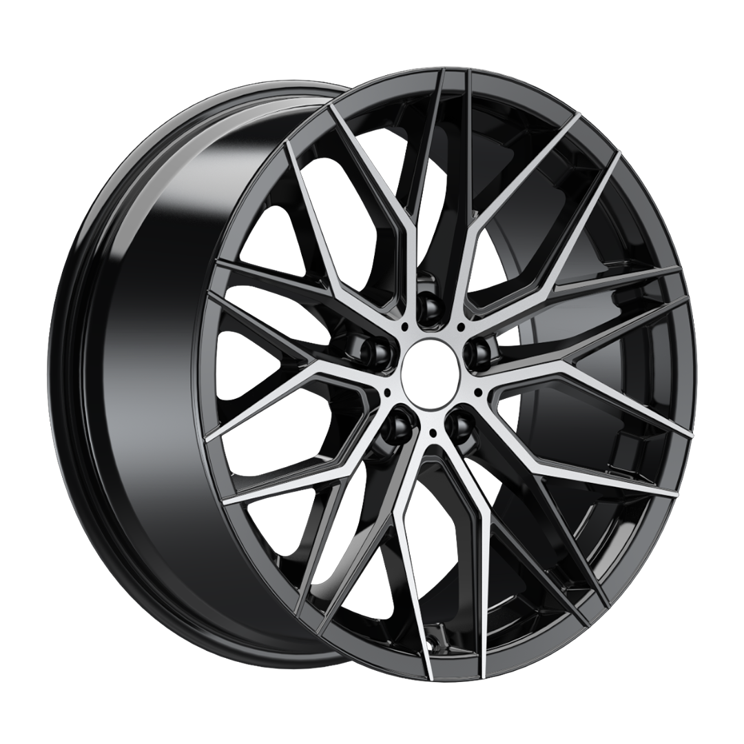 7.5X17" PCD 5X108 Arceo Wheels  17141 ET35 73.1 mm BLACK DIAMOND VALENCIA