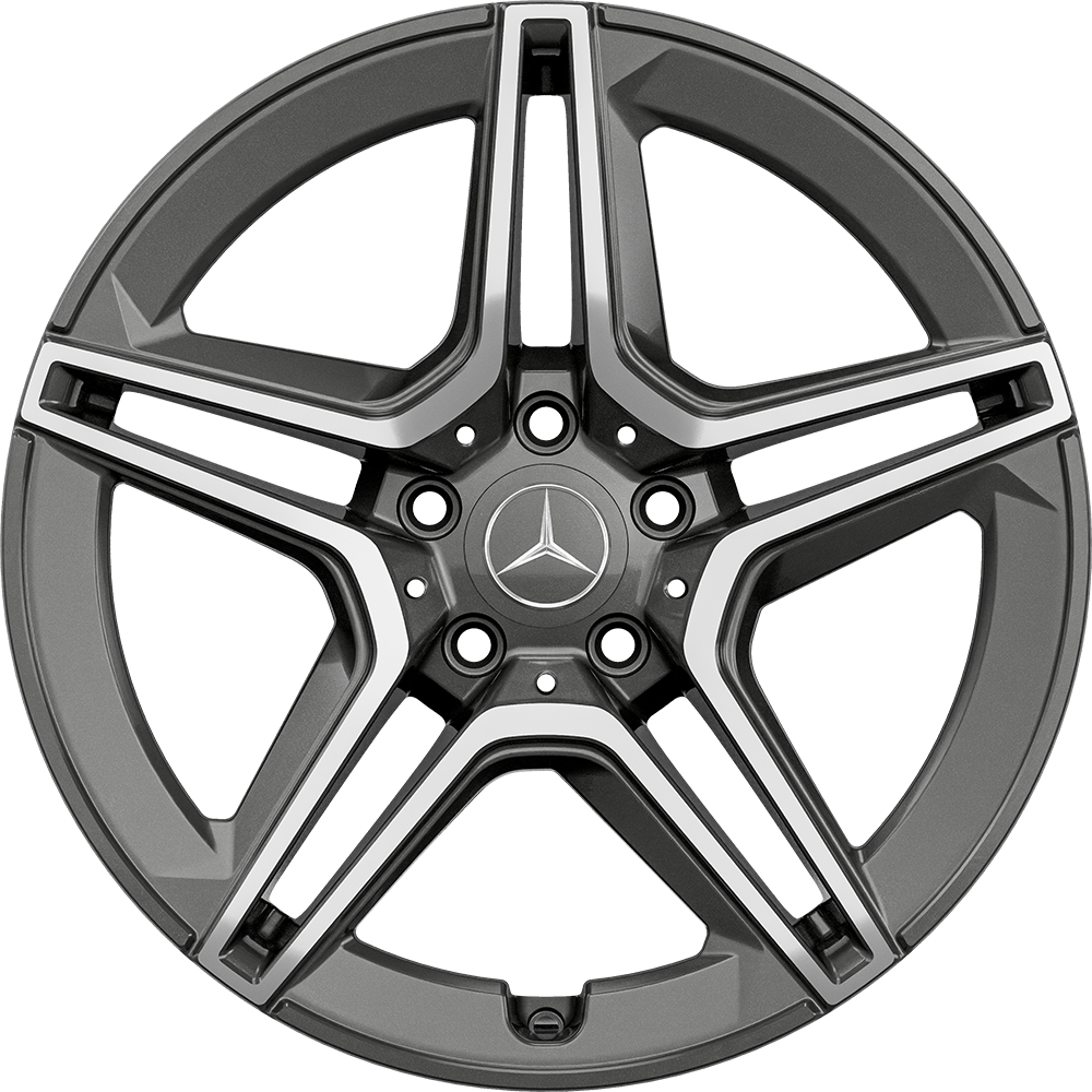 7.5X17" PCD 5X112 AGT Wheels 17273 ET45 66.60 mm Titan Diamond