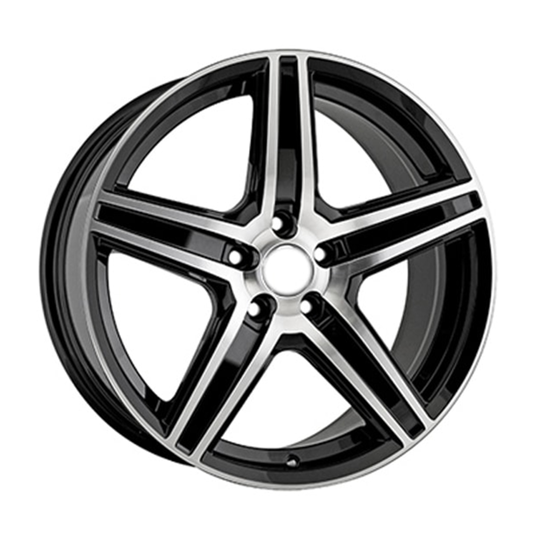 7.5X17" PCD 5X112 AGT Wheels 738  ET35 72.6 mm Black Diamond