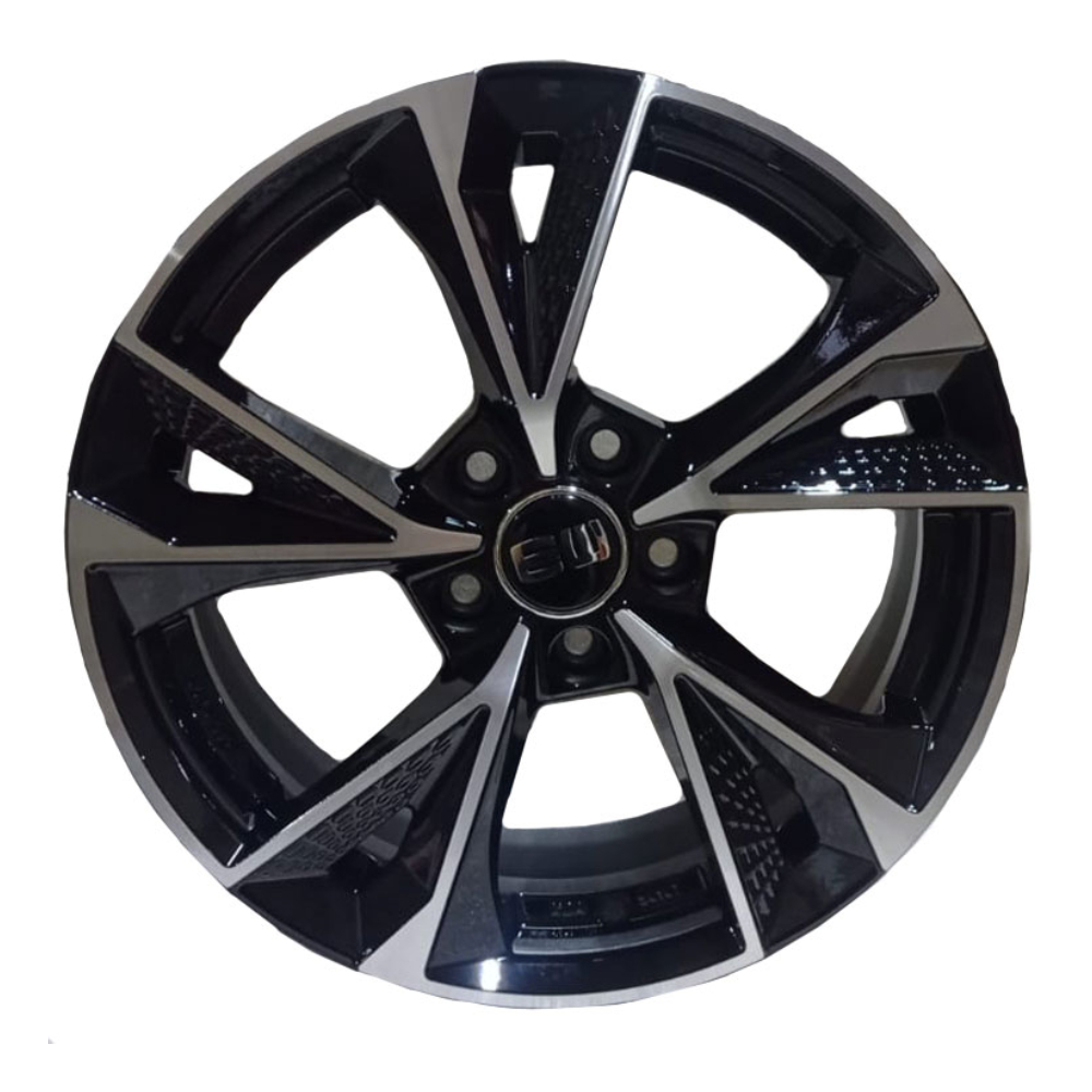 7.5X17" PCD 5X112 Elit Jant 281 BLACK LIP POLISH ET36 66.45 mm
