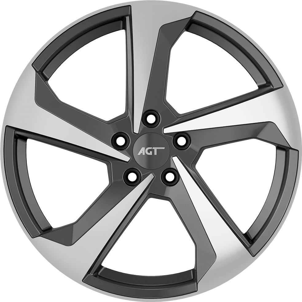 7.5X17" PCD 5X114 AGT Wheels 17120  ET45 72.60 mm TITAN DIAMOND