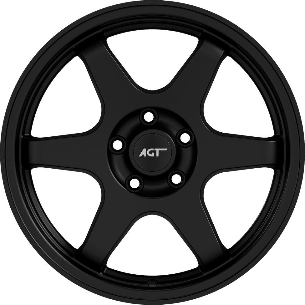 7.5X17" PCD 5X114 AGT Wheels 737  ET40 72.60 mm Matt Black